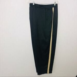 INC Black Metallic-trim Matte Satin Pajama pants black, 3x